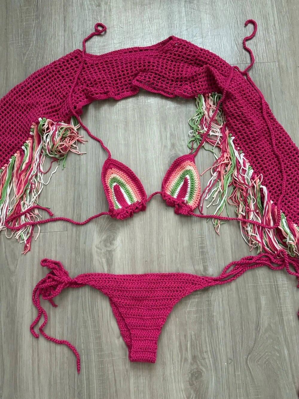3 Piece Bikini Set - Picture 2 of 4